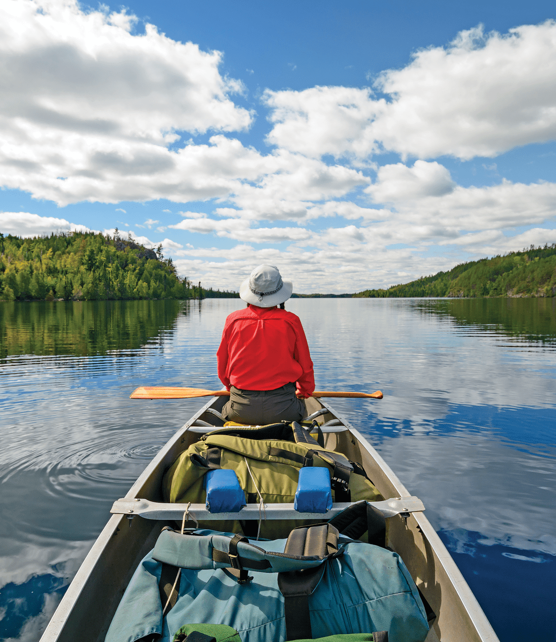 Get in touch with nature on a canoe